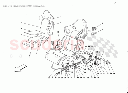Part Diagram for Ferrari 64678600