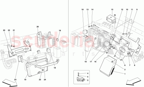 Part Diagram for Ferrari 81035700