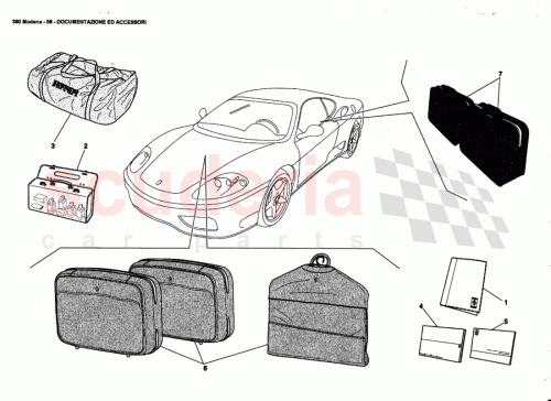 Part Diagram for Ferrari 66074400