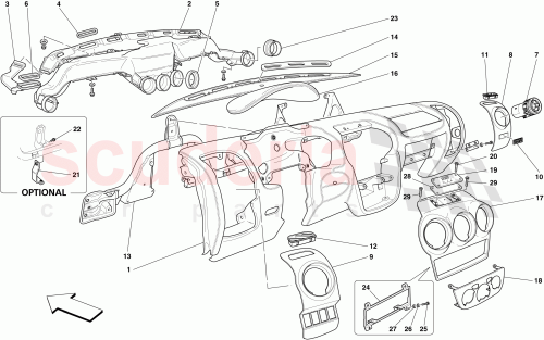 Part Diagram for Ferrari 69212600