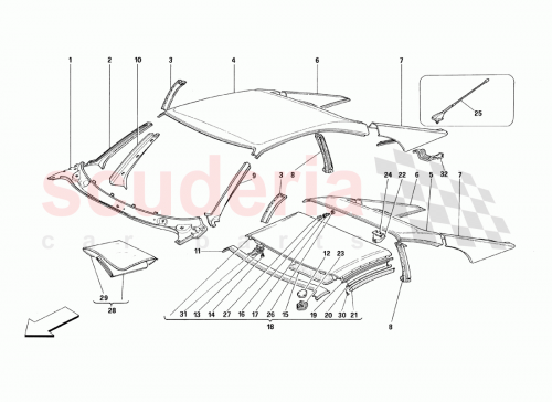 Part Diagram for Ferrari 63635200