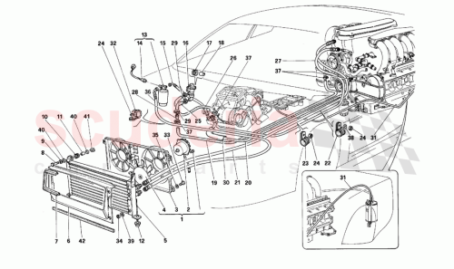 Part Diagram for Ferrari 164288
