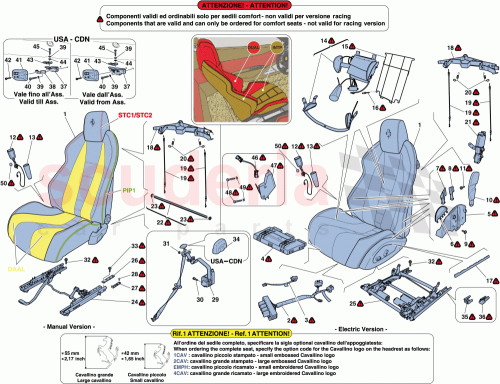 Part Diagram for Ferrari 83141800