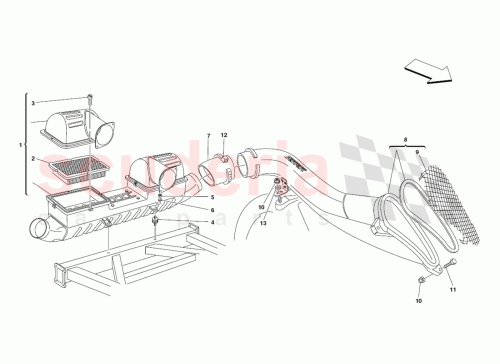 Part Diagram for Ferrari 207497