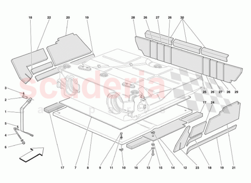 Part Diagram for Ferrari 66626900
