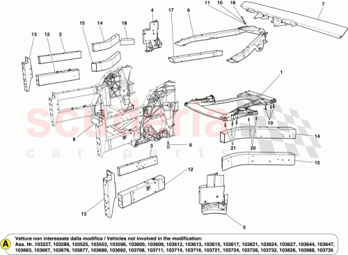 Part Diagram for Ferrari 284270