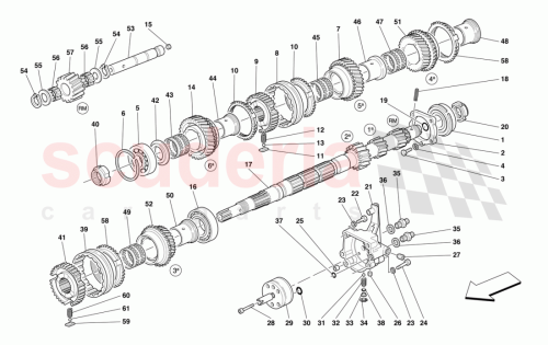 Part Diagram for Ferrari 179112 + 179113
