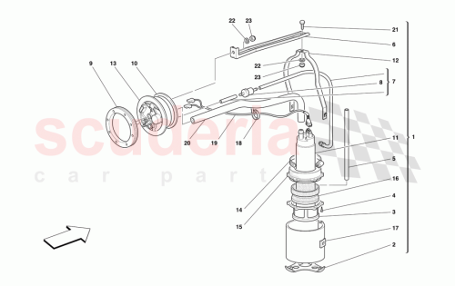 Part Diagram for Ferrari 175332