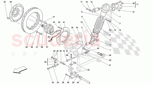 Part Diagram for Ferrari 181444