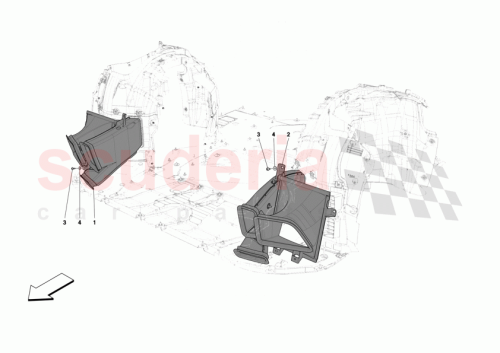Part Diagram for Ferrari 55013702