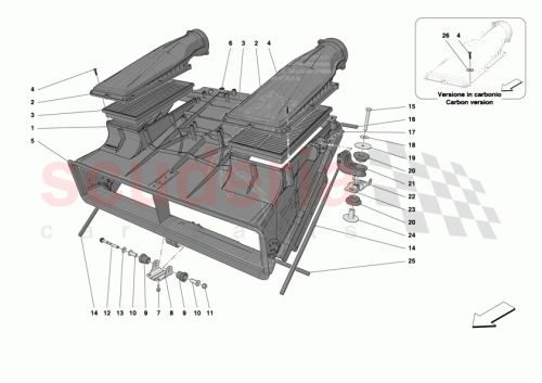 Part Diagram for Ferrari 055025804