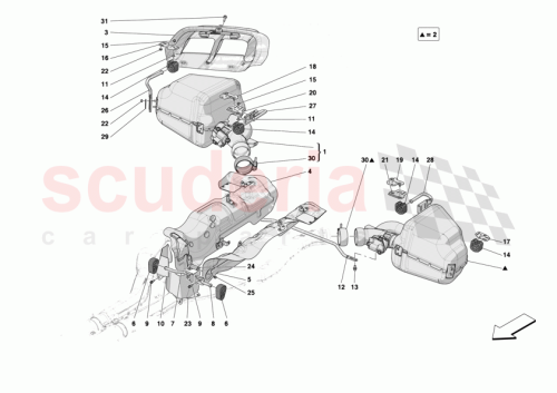 Part Diagram for Ferrari 989514