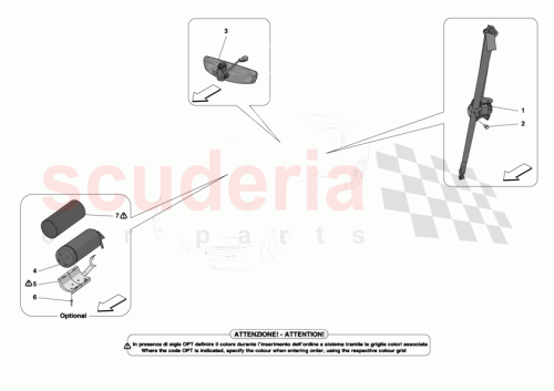 Part Diagram for Ferrari 55058358