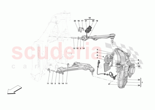 Part Diagram for Ferrari 55001113