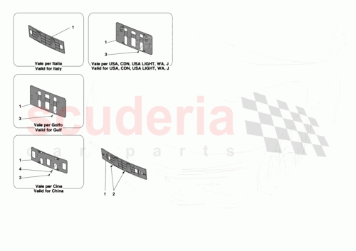 Part Diagram for Ferrari 911208