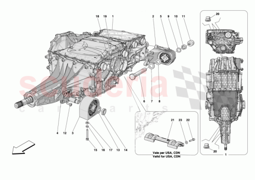 Part Diagram for Ferrari 011198074