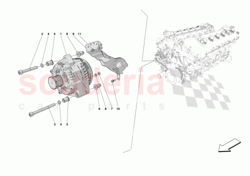 Part Diagram for Ferrari 946968