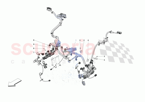 Part Diagram for Ferrari 750725