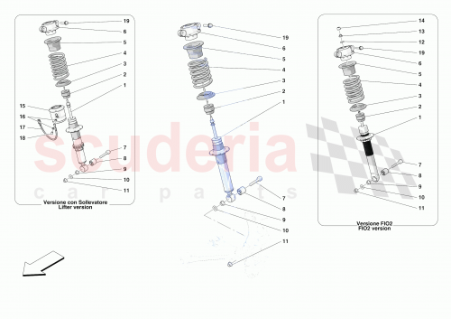 Part Diagram for Ferrari 340250