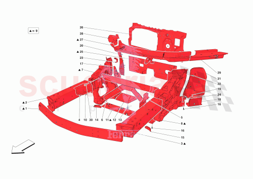 Part Diagram for Ferrari 985807435