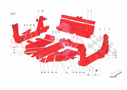 Part Diagram for Ferrari 985790695