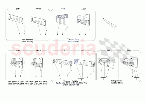 Part Diagram for Ferrari 945212
