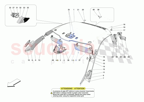 Part Diagram for Ferrari 976753