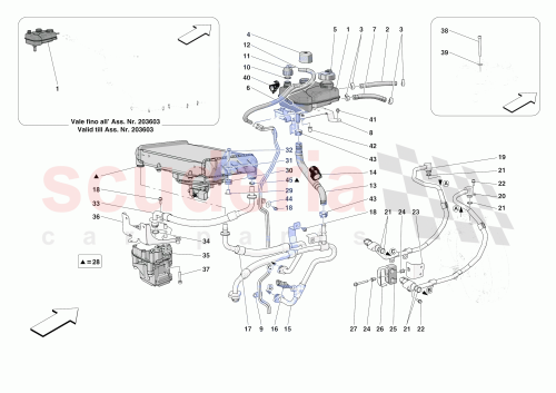 Part Diagram for Ferrari 55003858