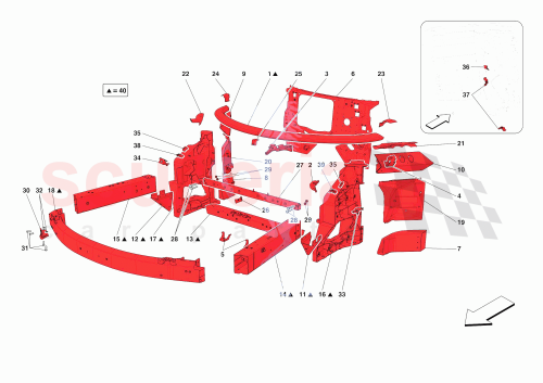 Part Diagram for Ferrari 263271
