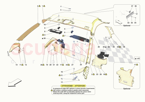 Part Diagram for Ferrari 87234000