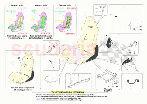 Part Diagram for Ferrari 070006686