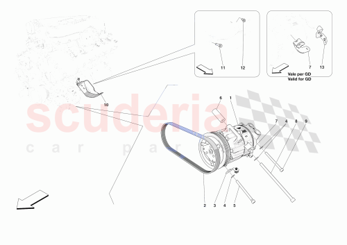 Part Diagram for Ferrari 328455