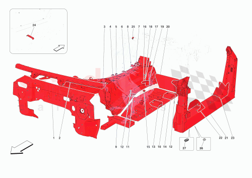 Part Diagram for Ferrari 985827805
