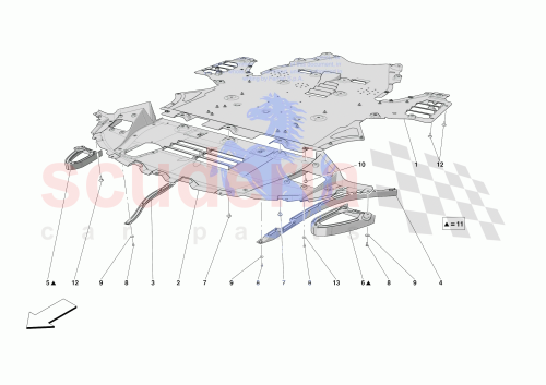 Part Diagram for Ferrari 798720