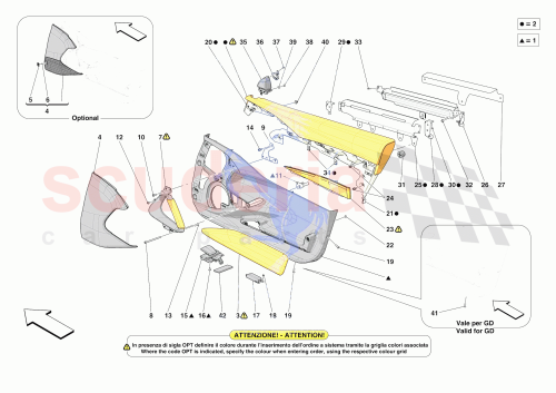 Part Diagram for Ferrari 917715