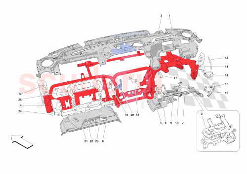 Part Diagram for Ferrari 811928