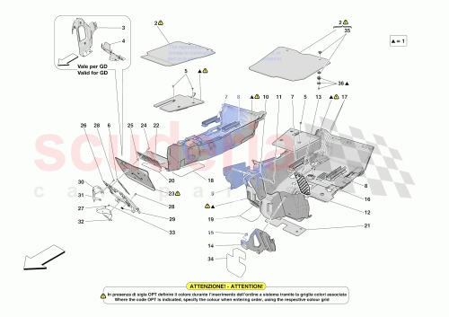 Part Diagram for Ferrari 000910317
