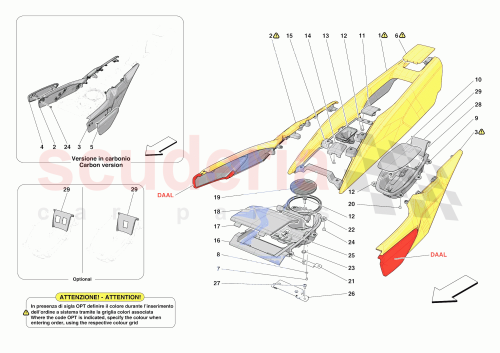 Part Diagram for Ferrari 070008097