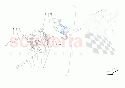 Part Diagram for Ferrari 840124
