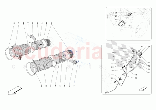 Part Diagram for Ferrari 825111