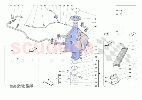 Part Diagram for Ferrari 914015