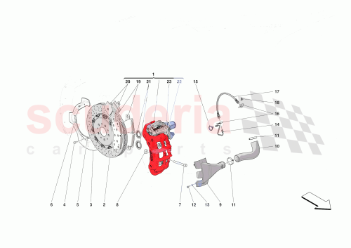 Part Diagram for Ferrari 952712