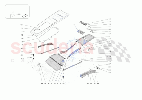 Part Diagram for Ferrari 918606