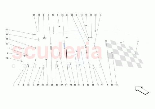 Part Diagram for Ferrari 894693