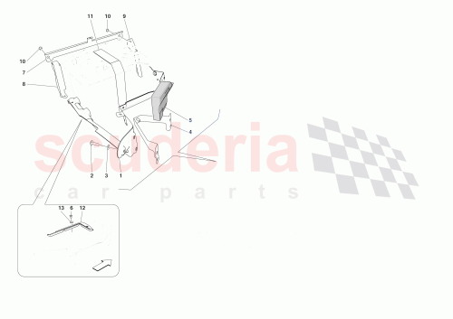 Part Diagram for Ferrari 840591