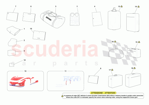 Part Diagram for Ferrari 962207