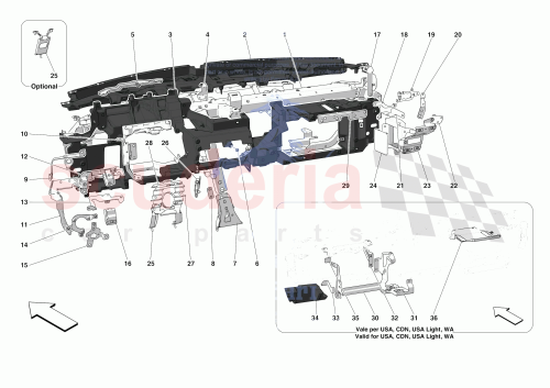 Part Diagram for Ferrari 880549