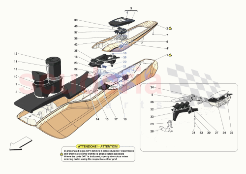 Part Diagram for Ferrari 963445