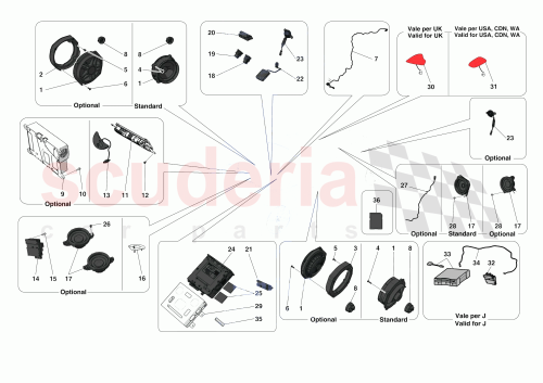 Part Diagram for Ferrari 736821