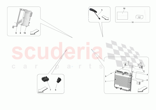 Part Diagram for Ferrari 870701